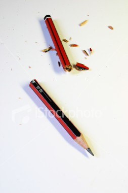 stock photo 174874 anger broken pencil