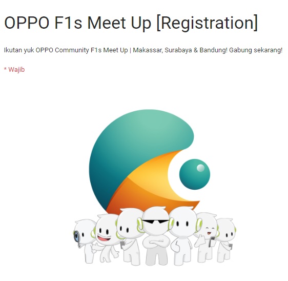 OPPO community F1s MeetUP