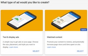 memasang iklan matched content adsense autorelaxed