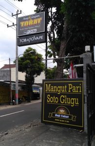 mangut pari soto glugu angkringan tobat