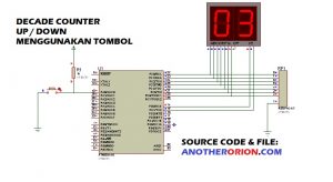 program decade digital counter mikrokontroler atmega codevision avr