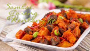 menu masakan lebaran alternatif sambal goreng kentang ati