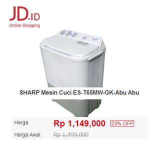 mesin cuci sharp jd id