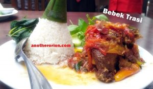 bebek sambal trasi bukan korek