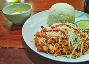 ayam geprek jogja mozzarela cheddar combi