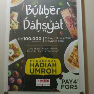 umroh seratus ribu bukber dahsyat innside by melia Yogyakarta