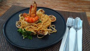 signature seafood pasta oldtown jogja c simanjuntak