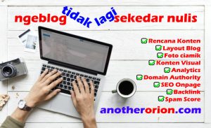 ngeblog tidak sekedar nulis doang