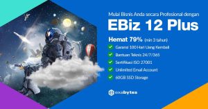 fitur upgrade hosting EBiz 12 Plus