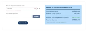 estimasi bunga depositoBPR Komunal.id