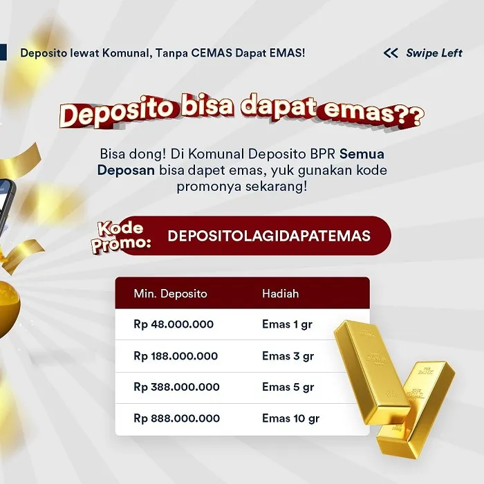 Hadiah emas Komunal DepositoBPR