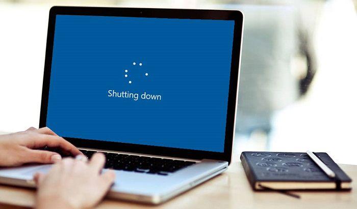 cara mematikan laptop tanpa tombol power shutdown aman