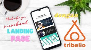 tribelio cara membuat landing page tanpa website pemula