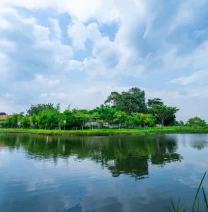 perumahan bekasi ramah lingkungan danau resapan