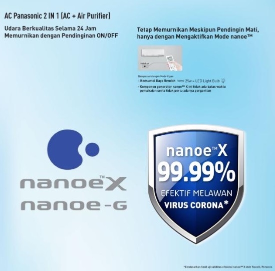 keunggulan nanoeX teknologi ac panasonic