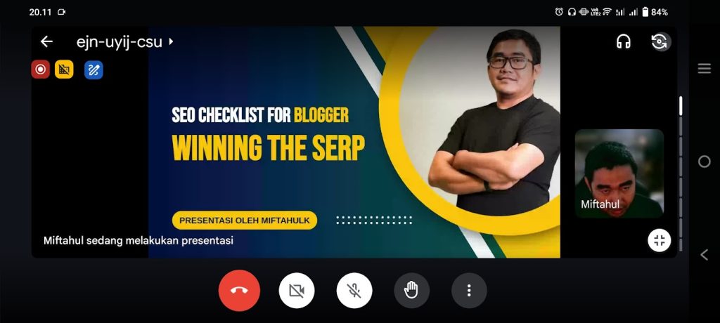 SEO checklist blogger