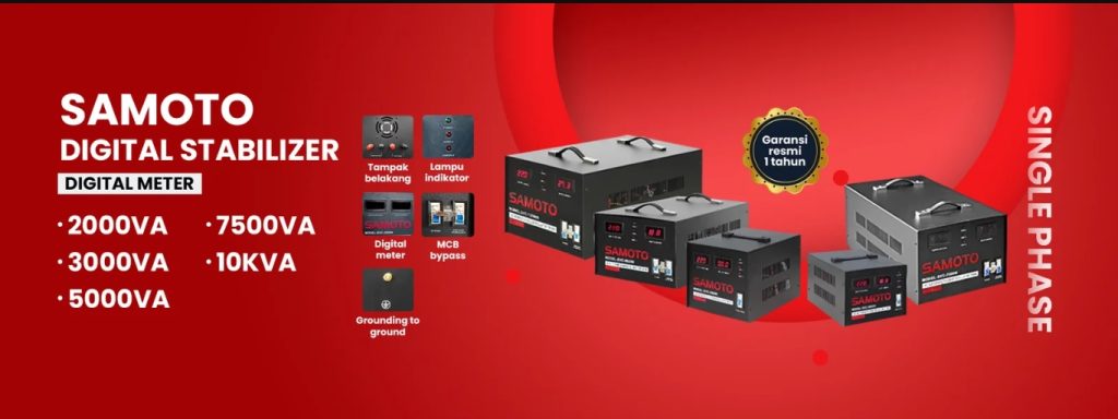 stabilizer listrik satu fase samoto