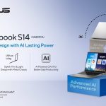 ASUS 45+ TOPS NPU Advanced Series Gathering Yogyakarta ASUS Vivobook S14, Laptop AI Modern dengan Desain Tipis, Tangguh, dan Powerful