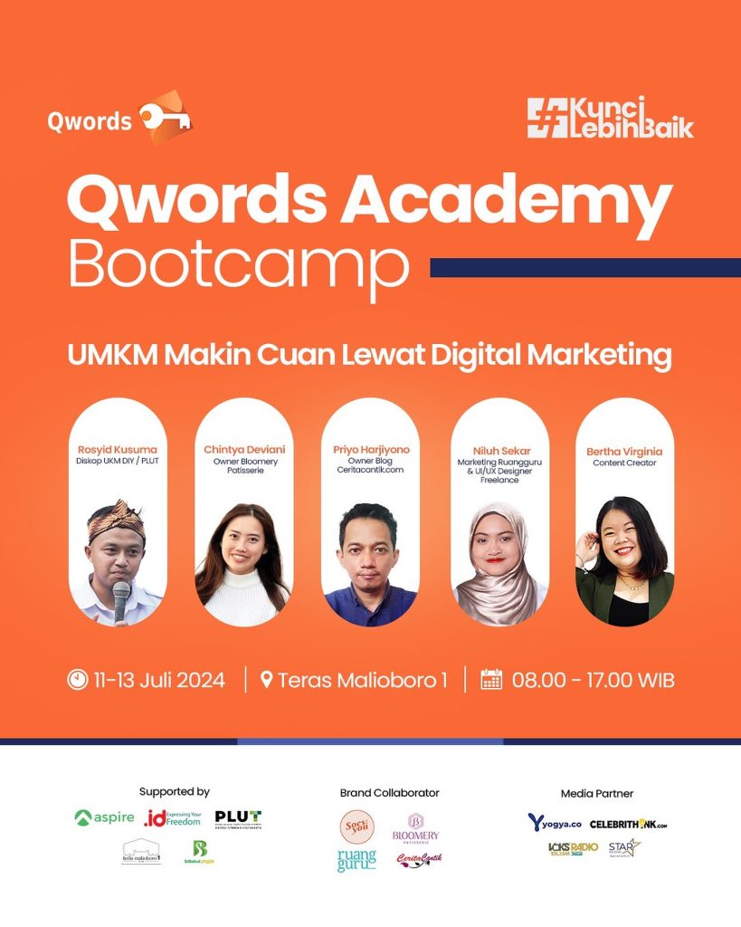 priyo harjiyono narasumber qwords bootcamp