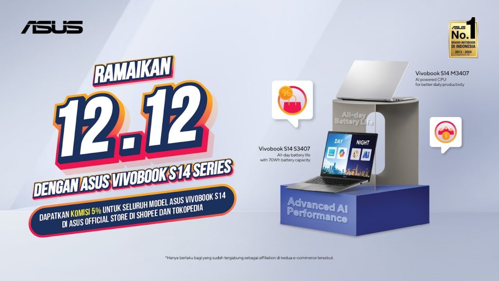 Tingkatkan Produktivitas! Ini 5 Alasan ASUS Vivobook S14 S3407CA Bisa Jadi Laptop Harian 1 Ini 5 Alasan ASUS Vivobook S14 S3407CA Bisa Jadi Laptop Harian